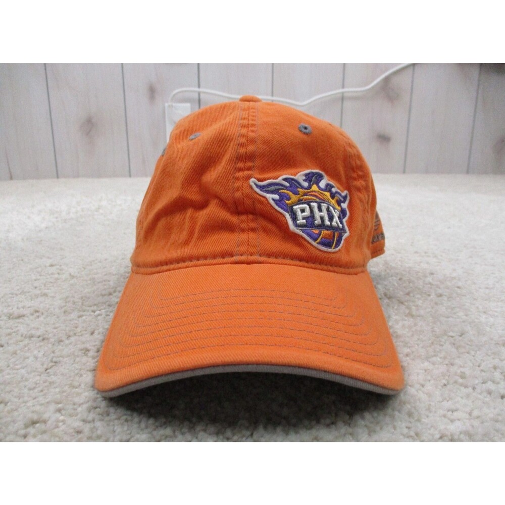 Phoenix Suns Hat Cap Fitted One Size Orange Purple Adidas Basketball Mens